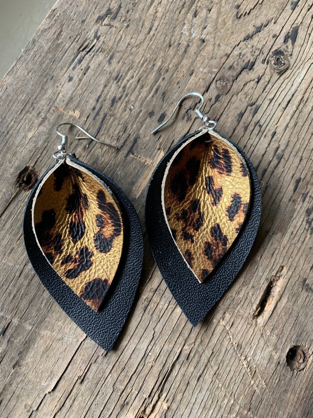 1.5 Leopard Basketballs -Sports Earrings – Southern Charm Trading Co